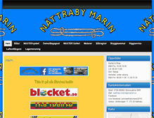 Tablet Screenshot of naettrabymarin.se